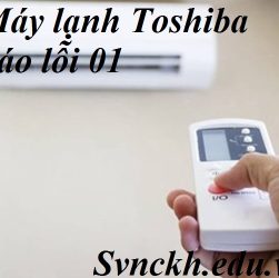 Máy lạnh Toshiba báo lỗi 01