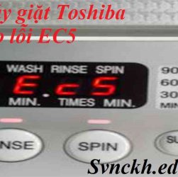 Máy giặt Toshiba báo lỗi EC5