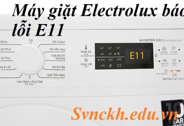 Máy giặt Electrolux báo lỗi E11