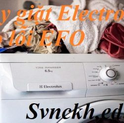 Máy giặt Electrolux báo lỗi EFO