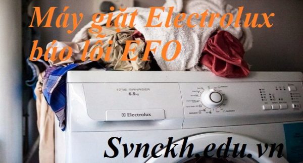 Máy giặt Electrolux báo lỗi EFO