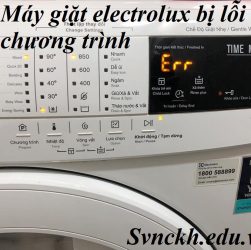 máy giặt electrolux bị lỗi chương trình