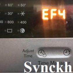Lỗi EF4 ở máy giặt Electrolux